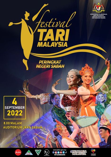 activity poster for Festival Tarian Malaysia