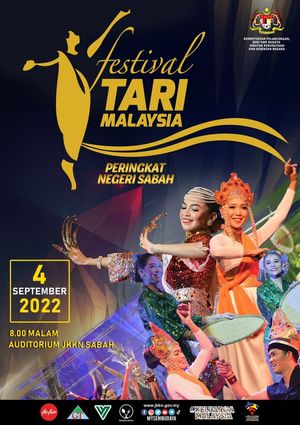 poster for Festival Tarian Malaysia