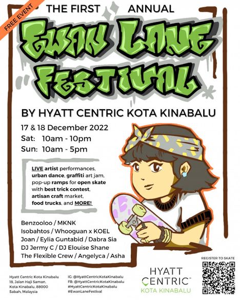 activity poster for Ewan Lane Festival