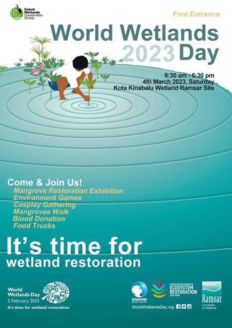 activity poster for World Wetlands Day