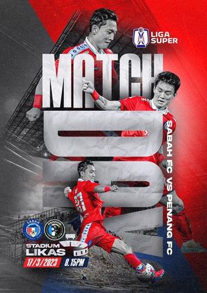 poster for Sabah vs Penang