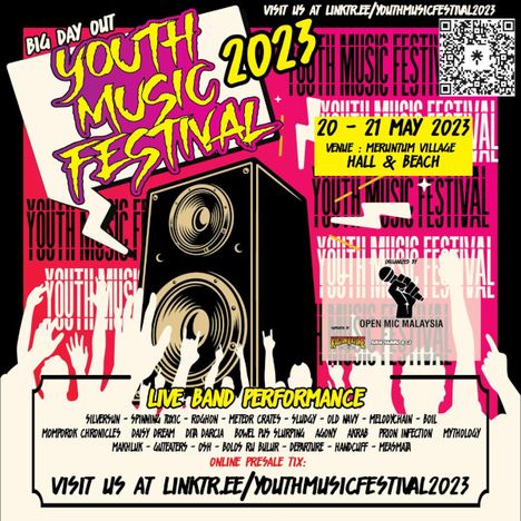 activity poster for Festival Muzik Belia