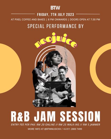 activity poster for R&B Jam Session