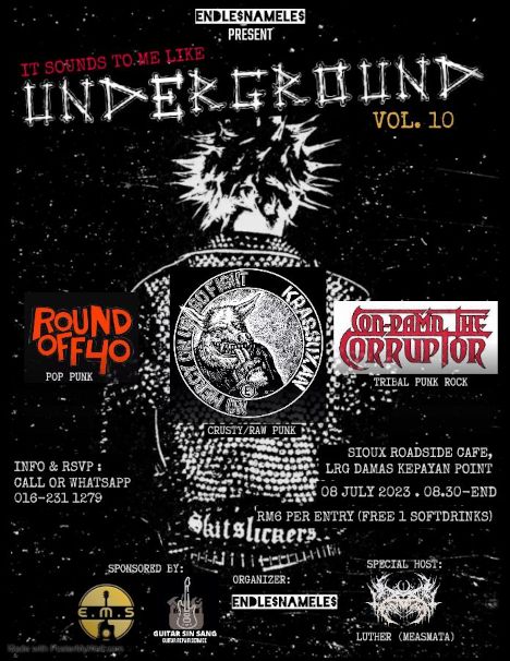 activity poster for Underground Vol. 10