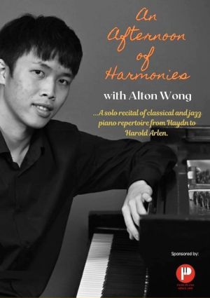 poster for An afternoon of Harmonies with Alton Wong