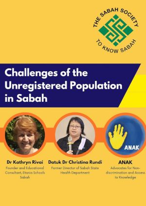 poster for Challenges of the Unregistered Population in Sabah