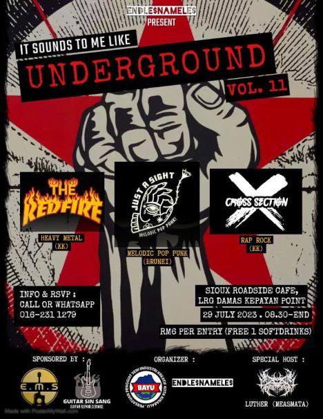 activity poster for Underground Vol. 11