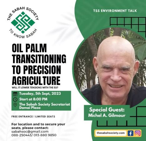 activity poster for Oil palm transitioning to precision agriculture