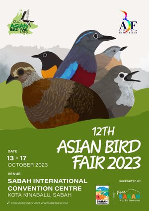 poster for 12th Asian Bird Fair