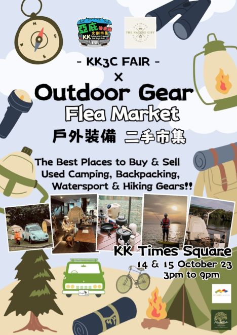 activity poster for KK3C & Outdoor Gear Flea Market