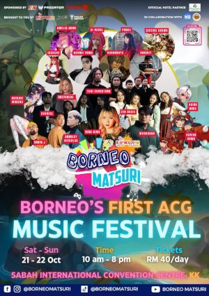 activity poster for Borneo Matsuri