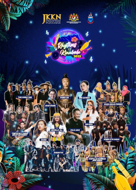 activity poster for Rhythms Of Kinabalu 2023 - Extravaganza