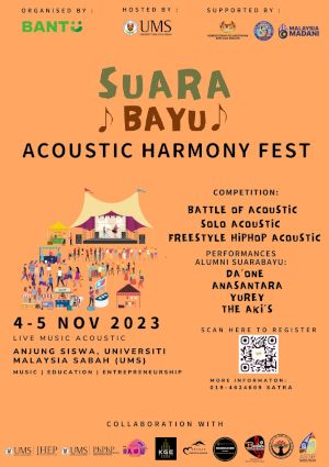 poster for Suara Bayu: Acoustic Harmony Fest 2023