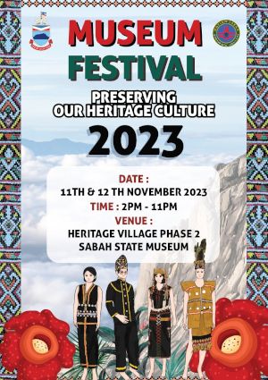 poster for Museum Festival, Preserving our Cultural Heritage