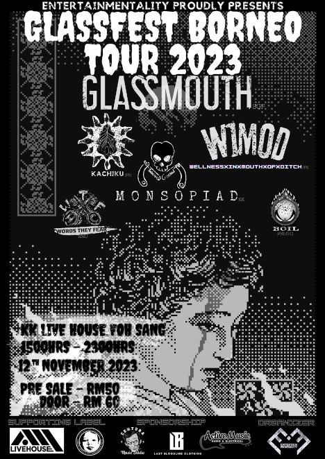 activity poster for Glassfest Borneo Tour 2023