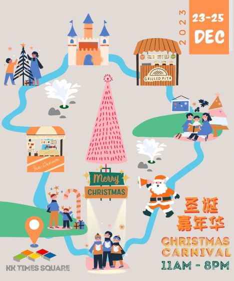 activity poster for Market Below The Wind - Christmas Carnival