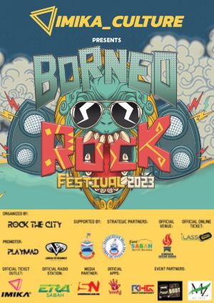 poster for Borneo Rock Festival