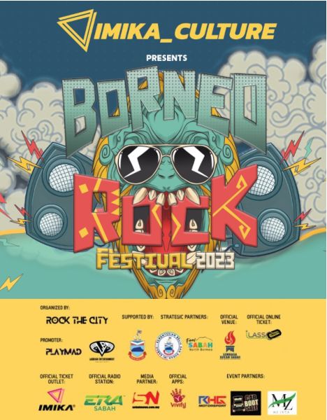 activity poster for Borneo Rock Festival