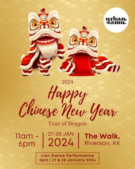 activity poster for Urban Tamu, Chinese New Year