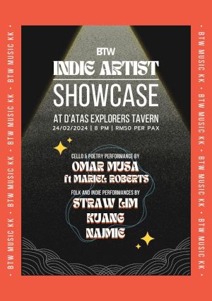 poster for Indie Artist Showcase