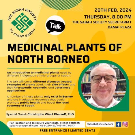 activity poster for Medicinal Plants of North Borneo