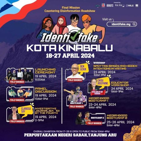 activity poster for Pameran Identifake