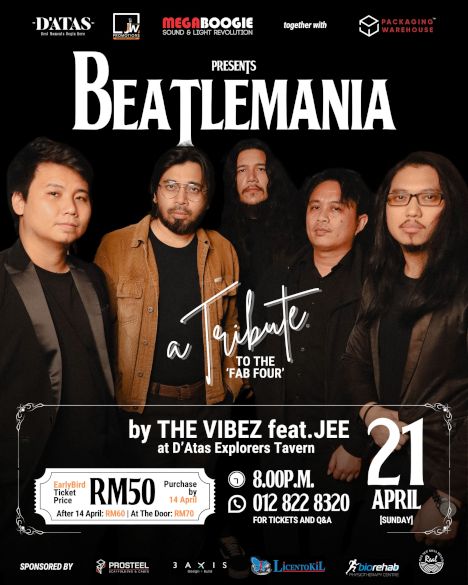 activity poster for Beatlemania, Penghormatan kepada Fab Four