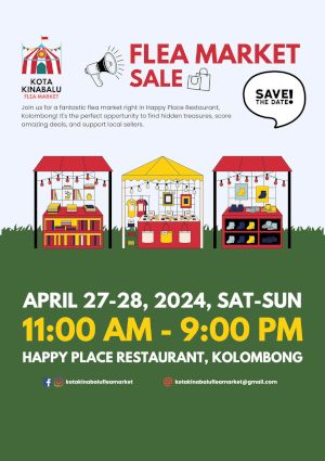 poster for Marché aux puces de Kota Kinabalu