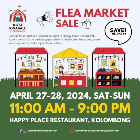 activity poster for Kota Kinabalu Flea Market