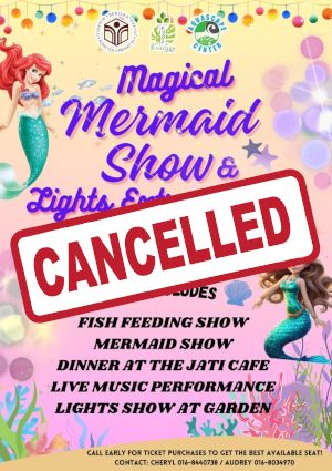 poster for Magical Mermaid Show & Lights Extravaganza