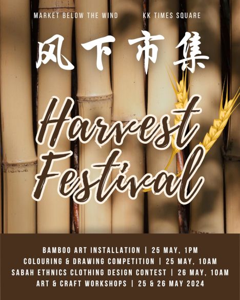 activity poster for Market Below The Wind, Harvest Festival