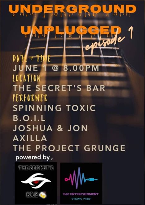 activity poster for Underground Unplugged 1