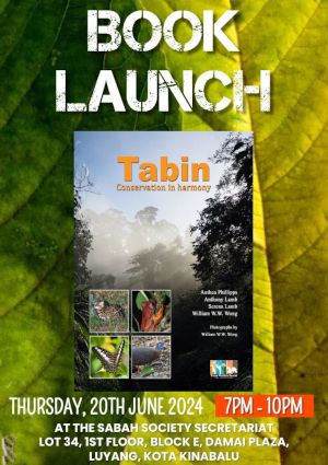 poster for Tabin - Conservation in Harmony, Book Launch