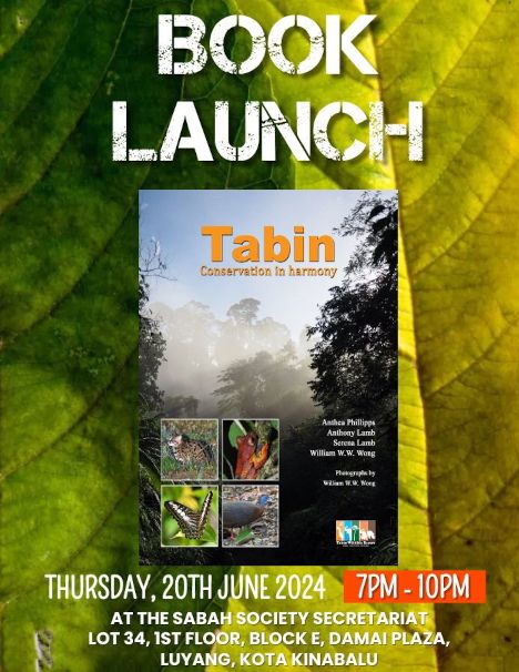 activity poster for Tabin - Conservation in Harmony, Pelancaran Buku