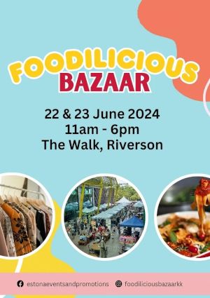 poster for Foodilicious Bazaar