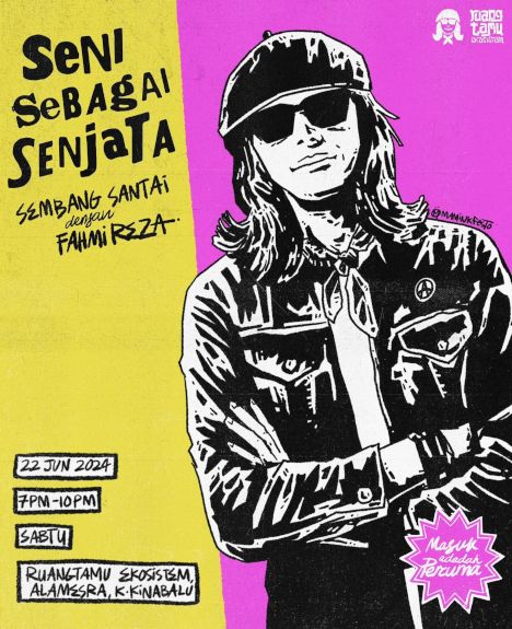 activity poster for Fahmi Reza, The Use of Art as a Weapon