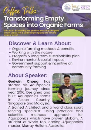 poster for Coffee Talk: Transforming Empty Spaces into Organic Farms