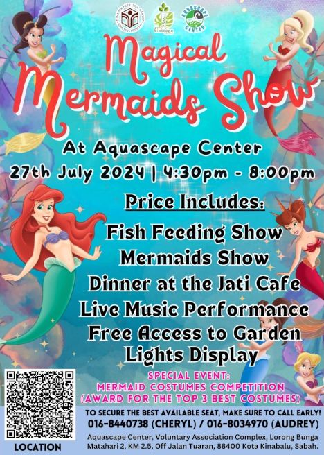 activity poster for Magical Mermaid Show