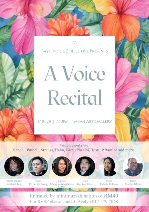 poster for A Voice Recital