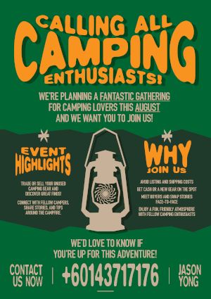 poster for Borneo Campers Exchange Extravaganza