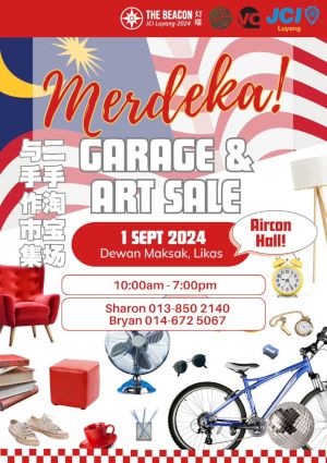 poster for Garage and Art Sale