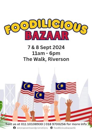 poster for Foodilicious Bazaar