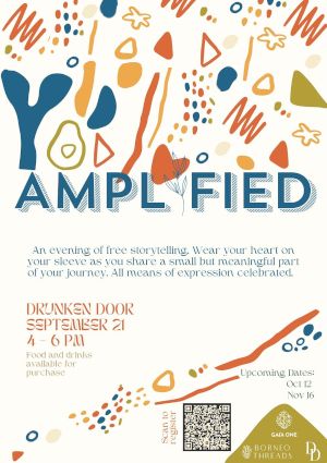 event poster for Amplified