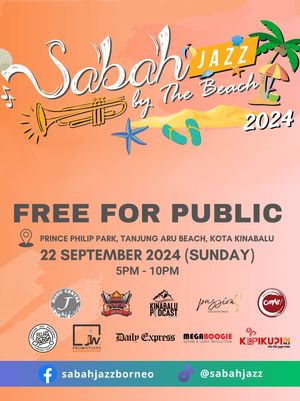 poster for Sabah Jazz by The Beach 2024