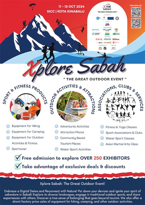 activity poster for Xplore Sabah