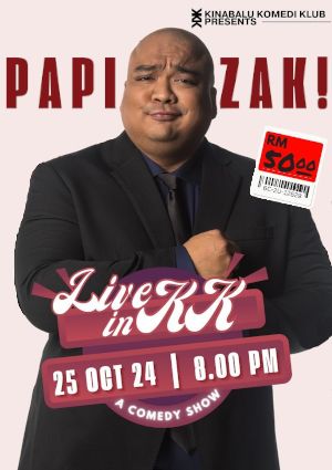 poster for Papi Zak! Live in KK