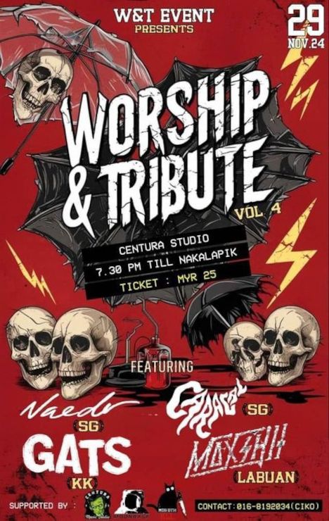 activity poster for Worship & Tribute Vol. 4