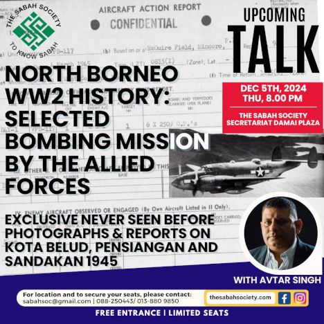 activity poster for North Borneo WW2: Allied Bombing Missions