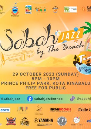poster for Sabah Jazz by The Beach 2024