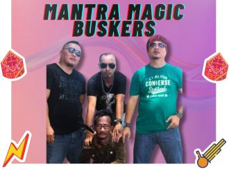 event poster for Mantra Magic Buskers